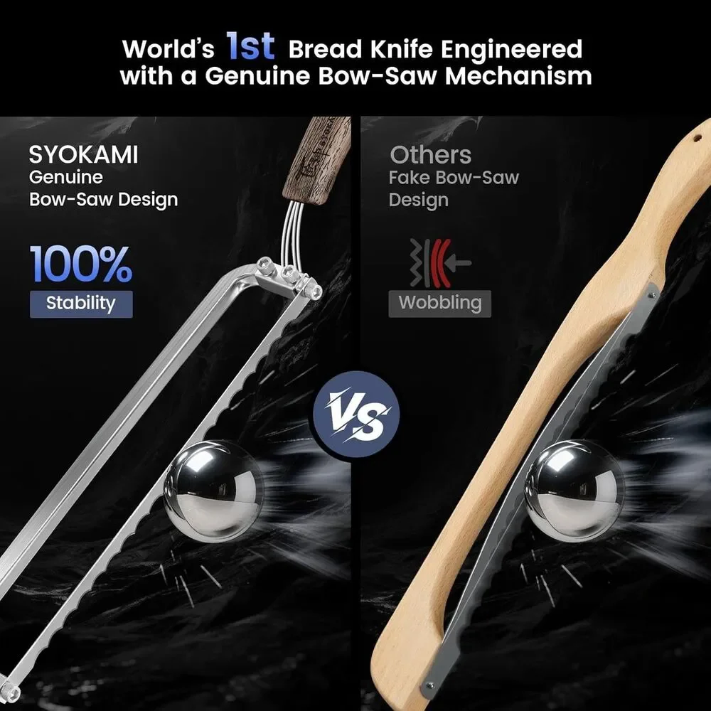 Bread Bow Knife Sharp Cutter Japan Designed Bread Cutter 4